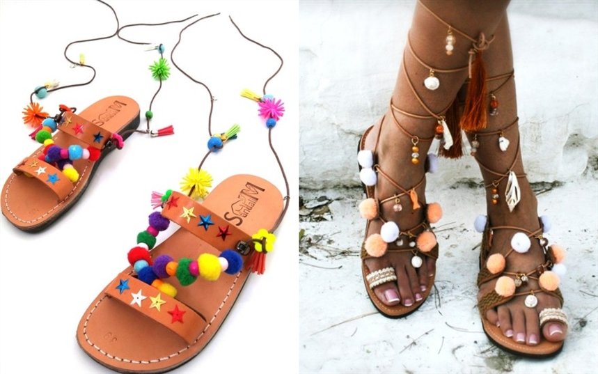 Обувь с украшениями