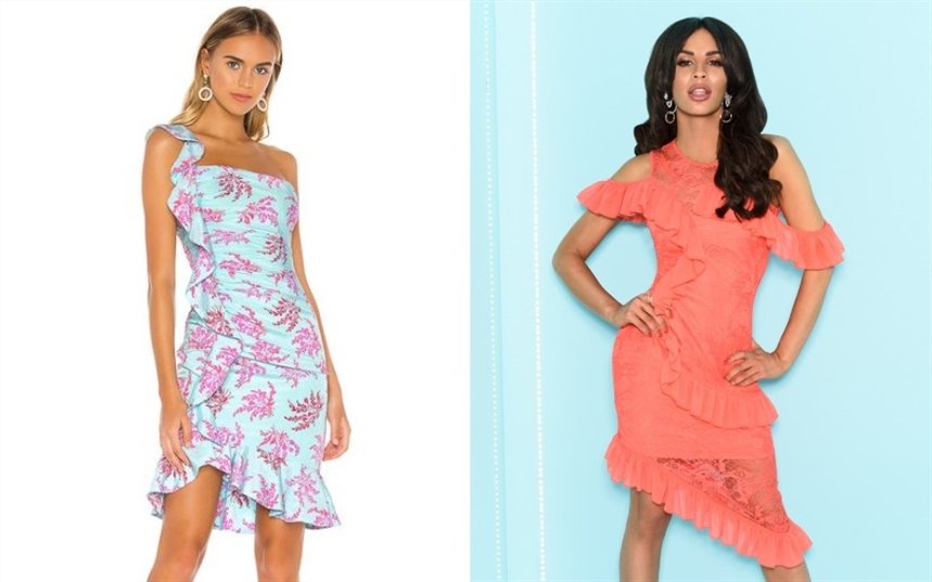 Платья с асимметричным подолом