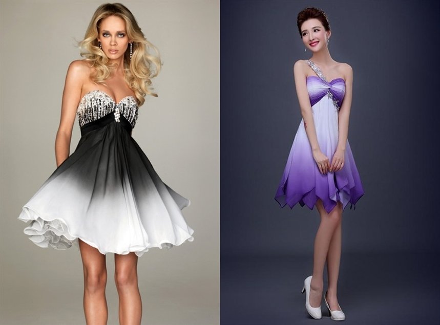 Платья-омбре