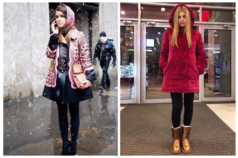 Бархатный пуховик тренд зимы 2018 Бархатный пуховик тренд зимы 2018