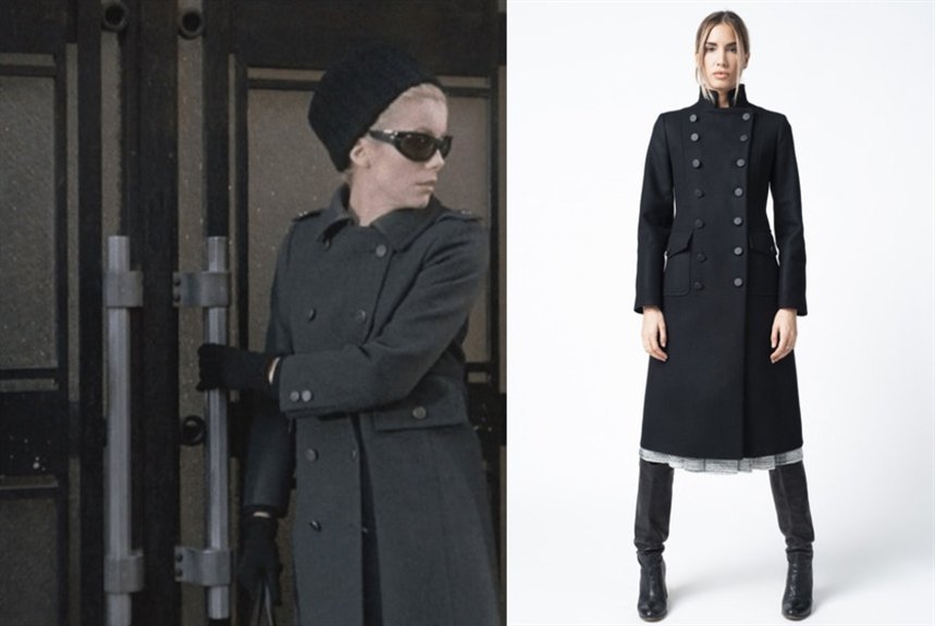 строгое пальто