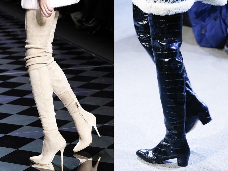 Ботфорты тренд обуви зима 2017-2018