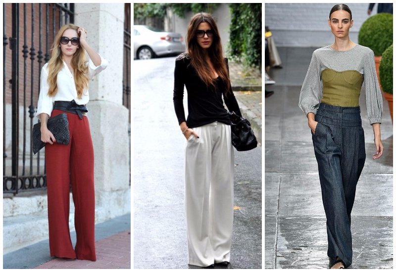 Широкие брюки тренд 2017 Широкие брюки тренд 2017