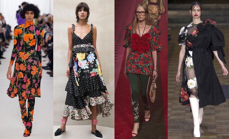 Тренд весны цветочный принт