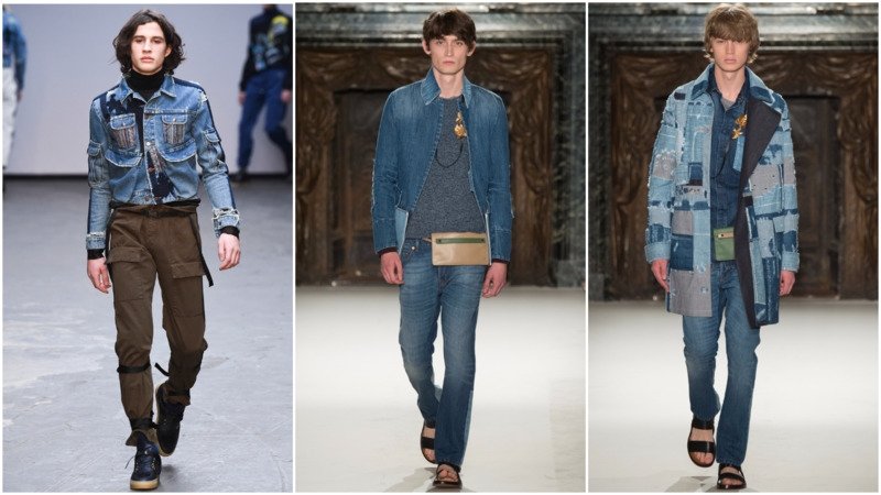 Модные мужские джинсовые куртки Модные мужские джинсовые куртки