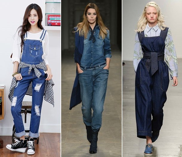 джинсовый комбинезон антитренд 2017