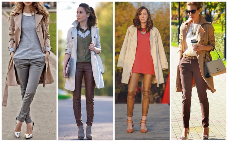 Сочетание бежевого в одежде