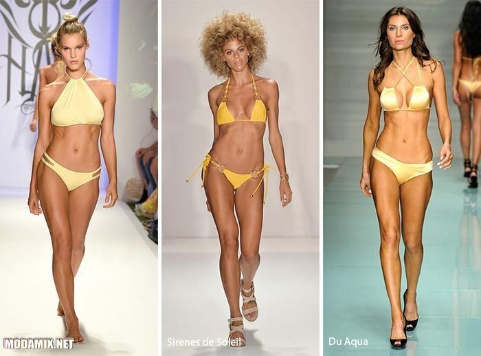 Желтые купальники 2017 Желтые купальники 2017