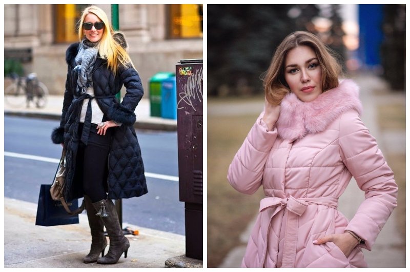 Женственный пуховик тренд зимы 2018 Женственный пуховик тренд зимы 2018