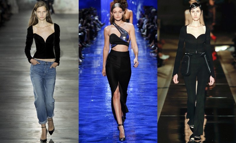 Тренд весны акцент на грудь