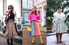 Как носить юбку зимой: 20 стильных  и молодежных нарядов 