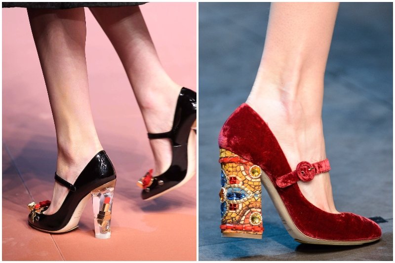 Необычный каблук тренд осени 2017 Необычный каблук тренд осени 2017
