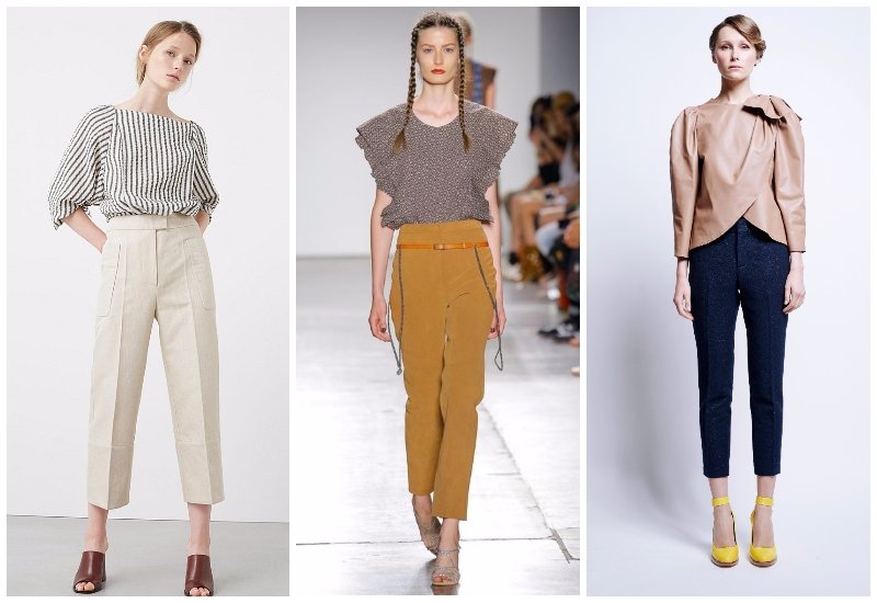 Укороченные брюки тренд 2017 Укороченные брюки тренд 2017