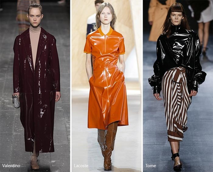 Лаковое пальто тренд 2017 Лаковое пальто тренд 2017