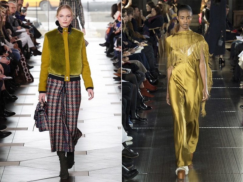 Golden Lime тренд осени 2017