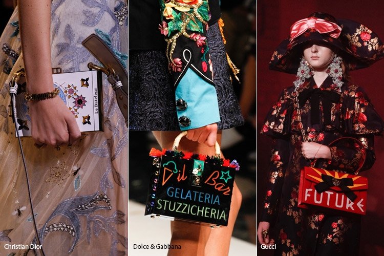 Сумка с надписями тренд 2017