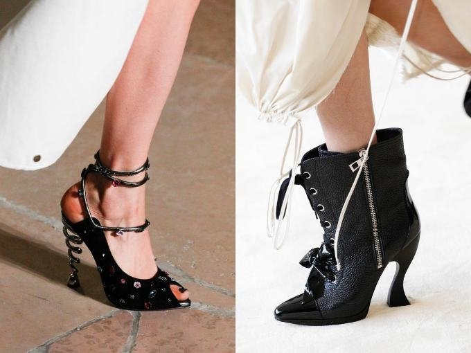 Обувь с необычным каблуком тренд лета 2017