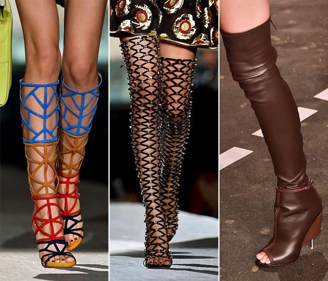 Открытый носок антитренд 2017