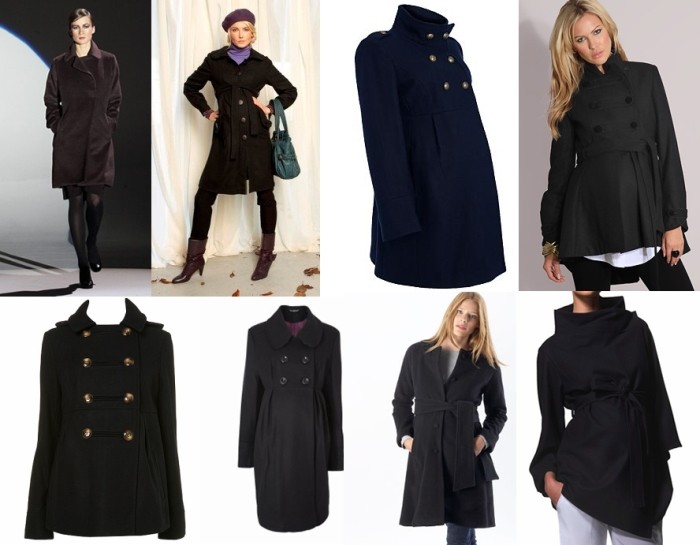 Классическое черное пальто