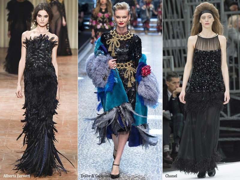 Перья тренд осени 2017 Перья тренд осени 2017