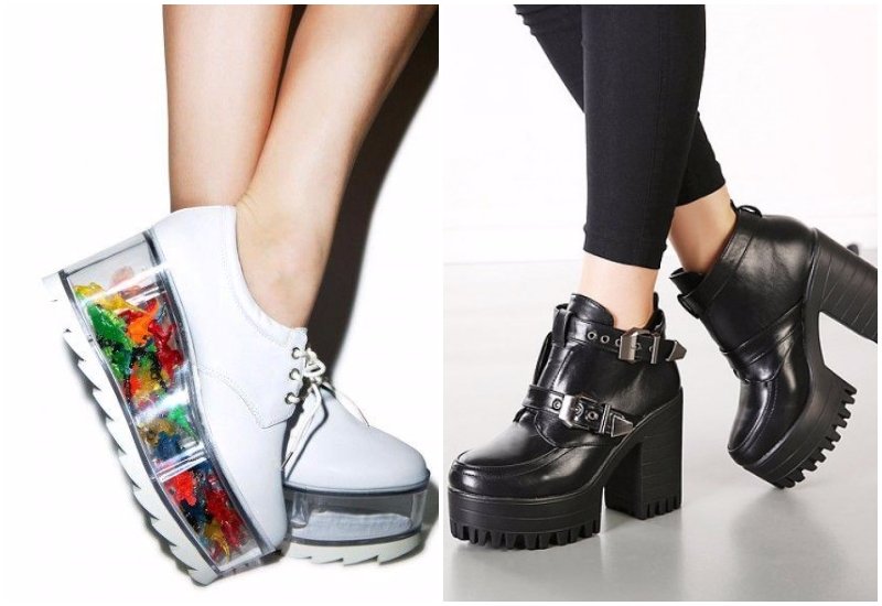 Обувь на платформе антитренд осень 2017 Обувь на платформе антитренд осень 2017