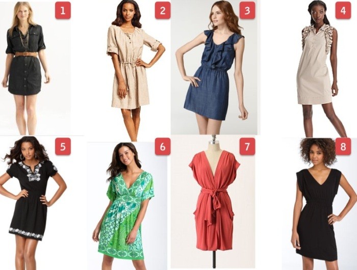 Простое платье