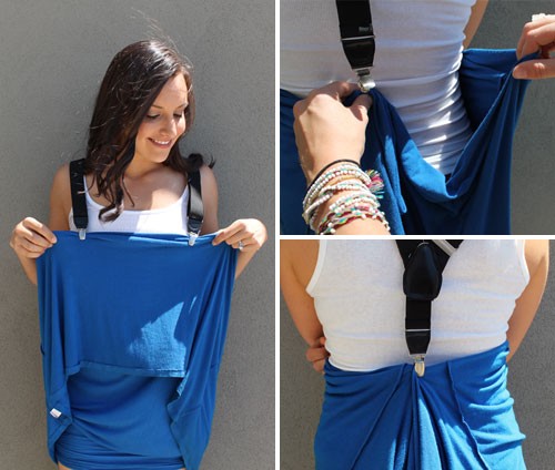 подтяжки платье