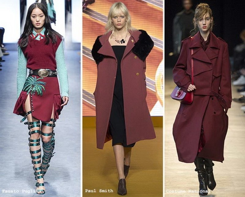 Tawny Port тренд осени 2017