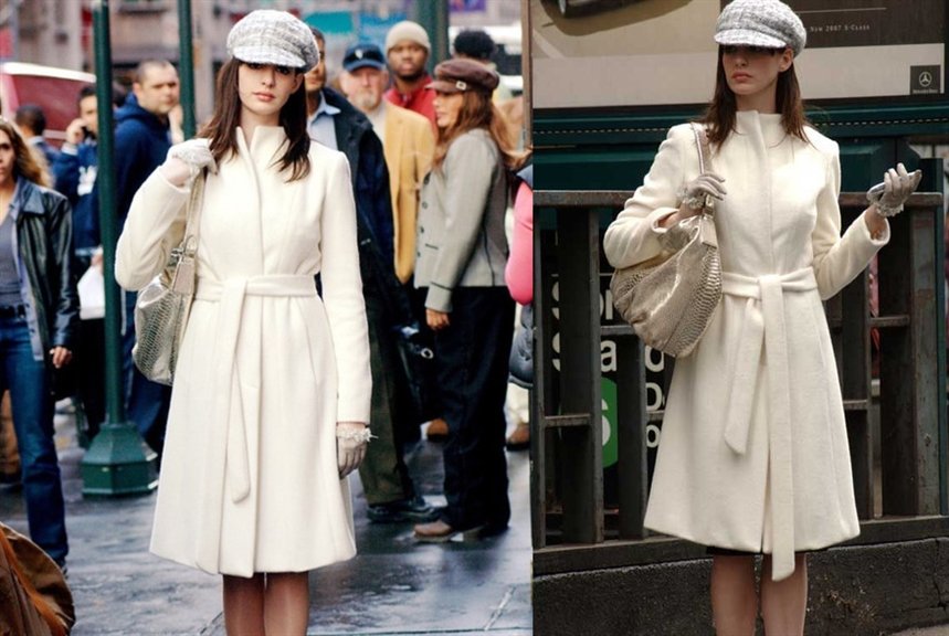 белое пальто