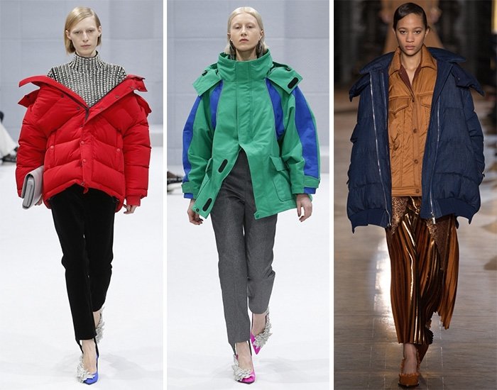 Объемный пуховик тренд 2017 Объемный пуховик тренд 2017