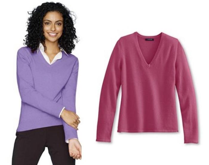 Кашемировый пуловер