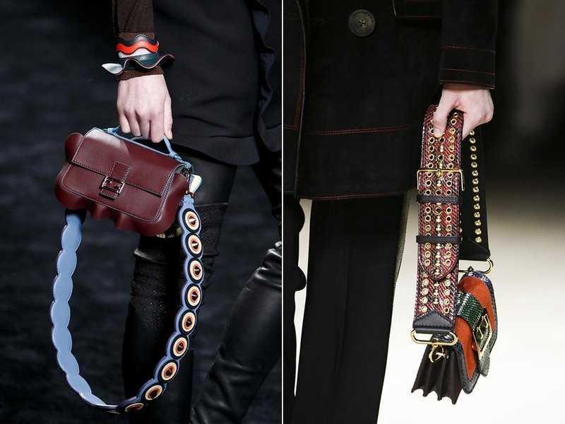 Сумка с ремнем тренд осени