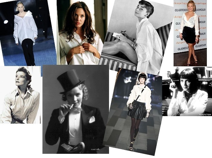 Классическая белая рубашка