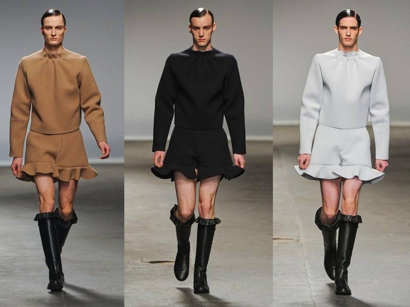 Шорты с рюшками