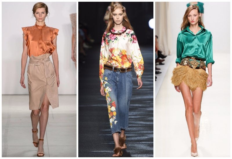 Шелковые вещи тренд 2017 Шелковые вещи тренд 2017