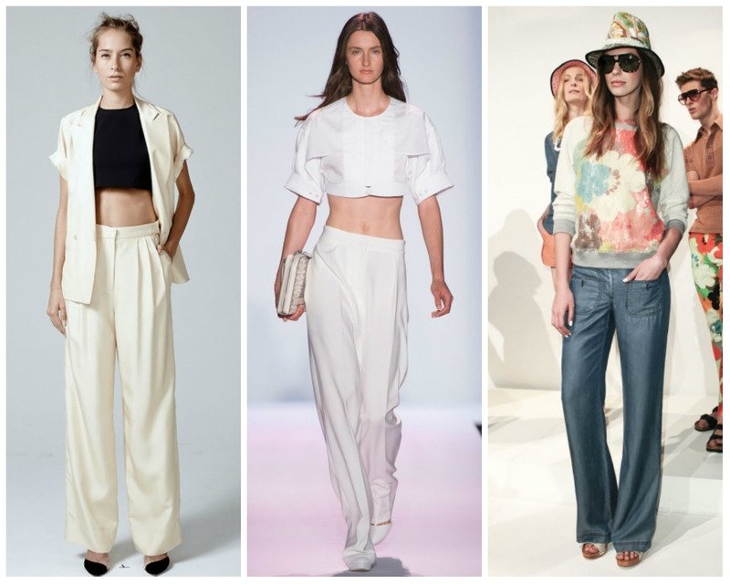 Брюки с высокой талией тренд 2017