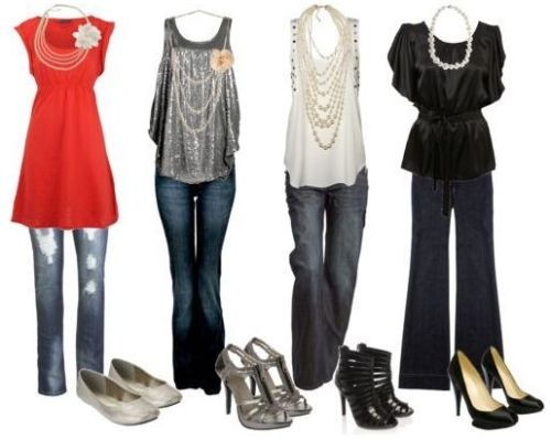 Жемчуг и джинсы