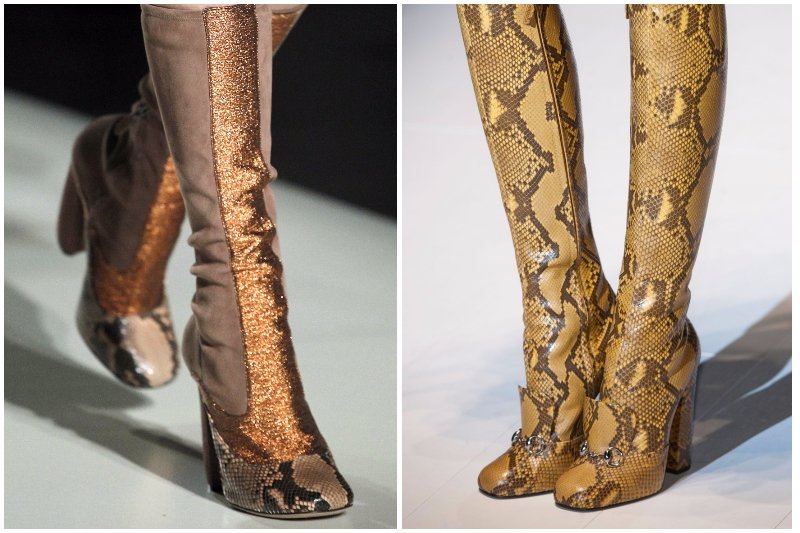 Змеиный принт тренд осени 2017 Змеиный принт тренд осени 2017