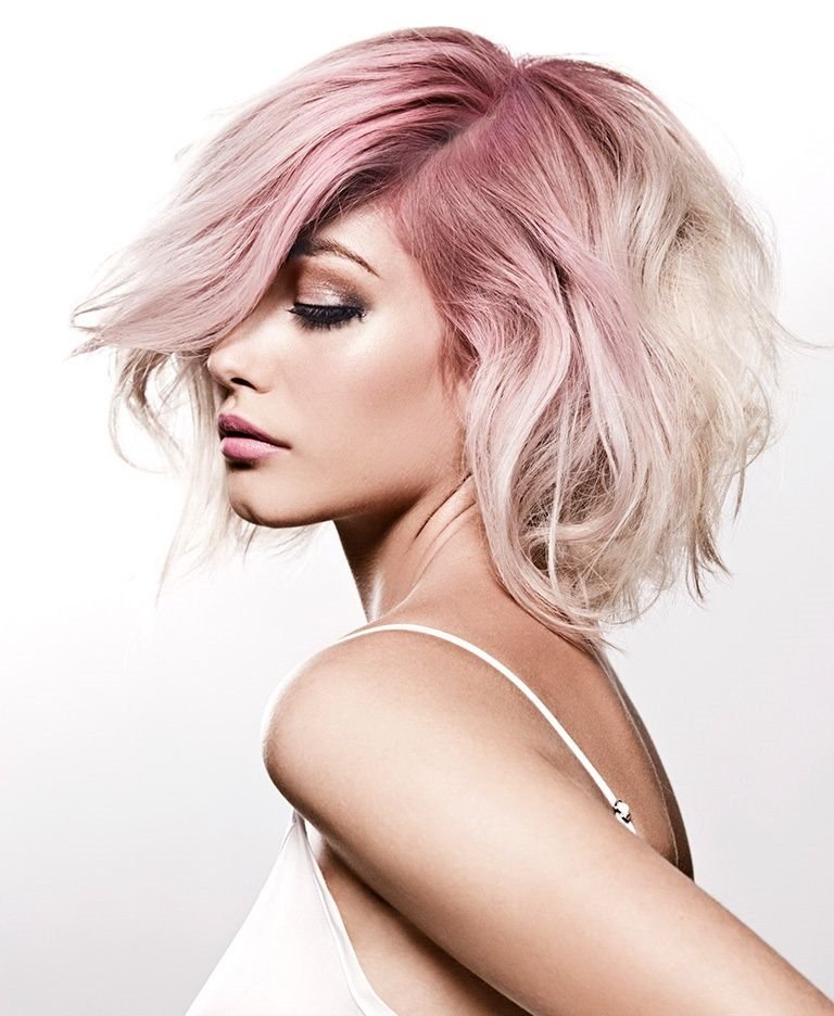 Омбре на короткие волосы 