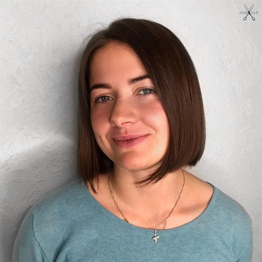 Прически для круглолицых дам