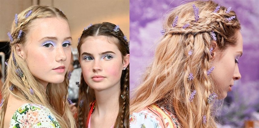 Лавандовые украшения