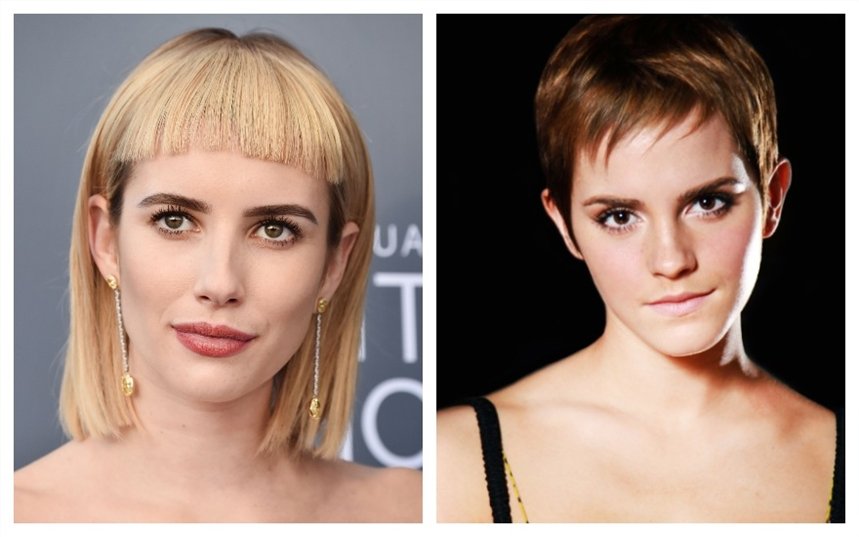 Короткие челки