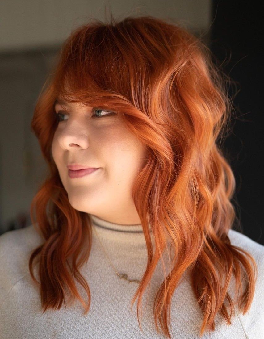 Прически для круглолицых дам