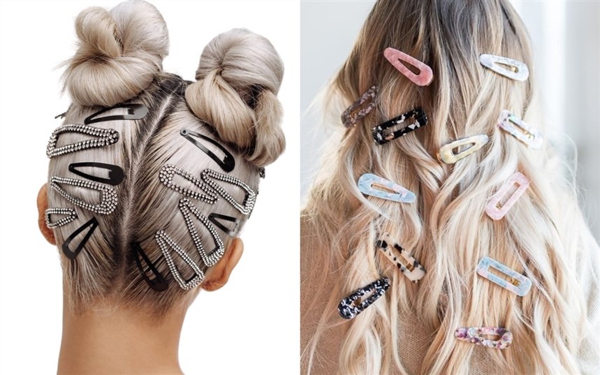 Bobby pin stack: 15 способов стильно носить заколки