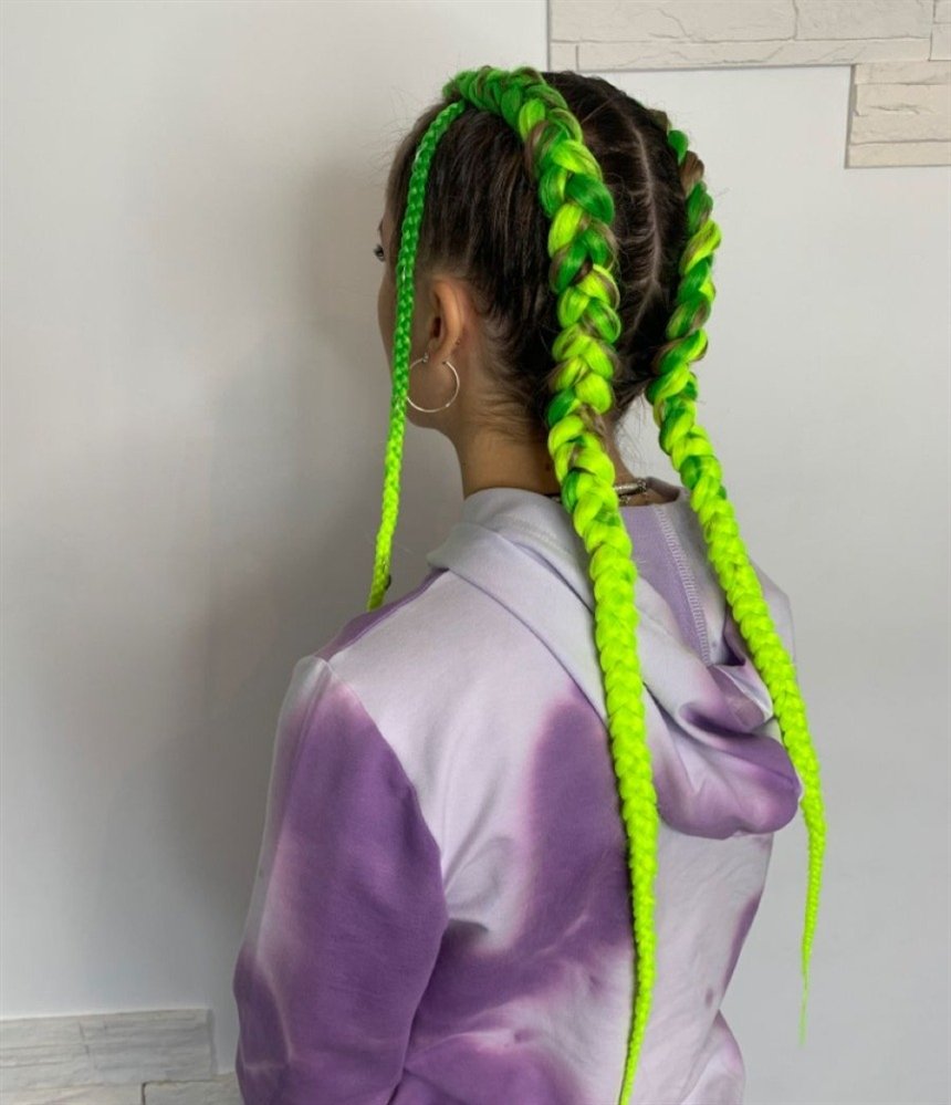 Косы с канекалоном 