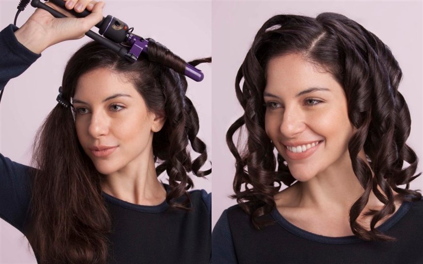 Завивка прядей