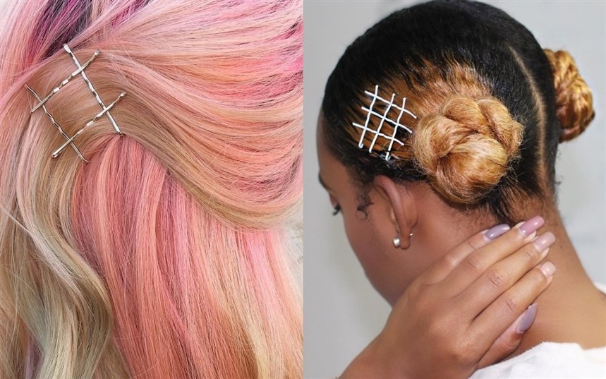 Bobby pin stack: 15 способов стильно носить заколки