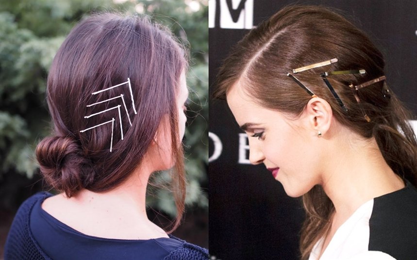 Bobby pin stack: 15 способов стильно носить заколки