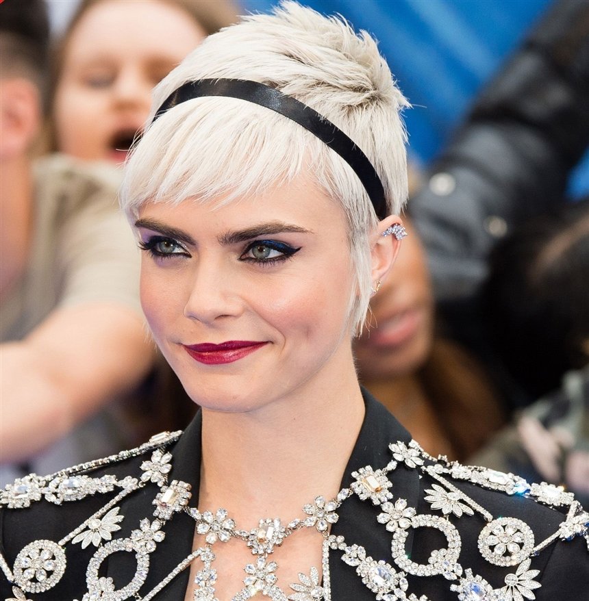 Челка с ободком