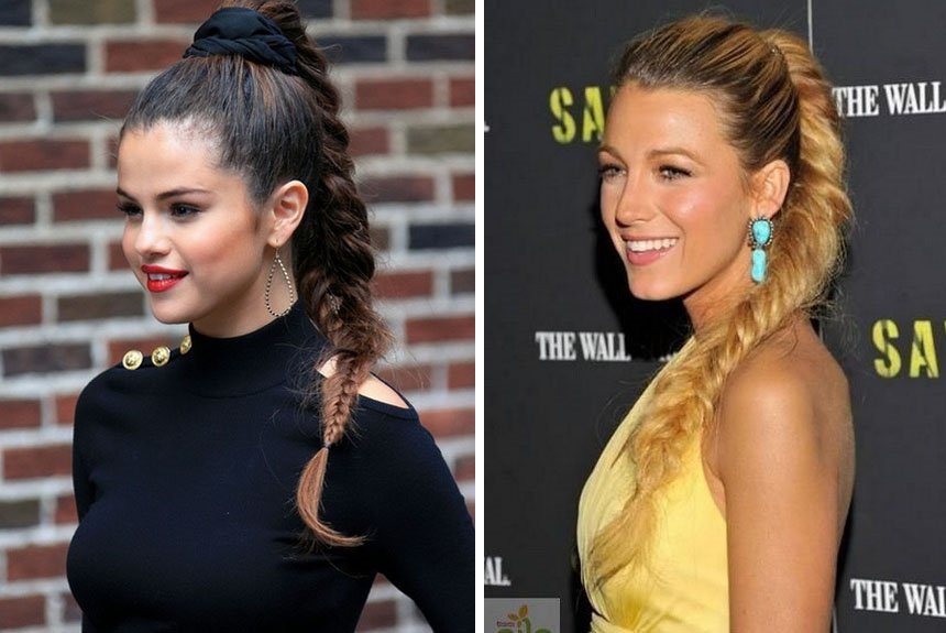 Коса из высокого хвоста Коса из высокого хвоста